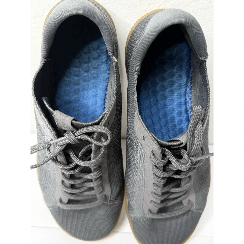 Flux Footwear Adapt Trainer Shoes Men Sz 11 Gray Gum Outsole Minimalist Active